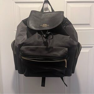 Coach Black Baby Backpack Diaper Bag